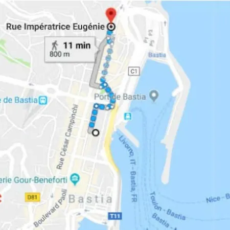 Climatise A 300m Du Port. Refait A Neuf. Bastia (Corsica)